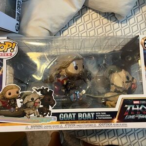 Funko Goat Boat Pop! Vinyl Set with Blue and Brown Accents